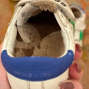 Golden Goose Kids Sneakers in White and Blue